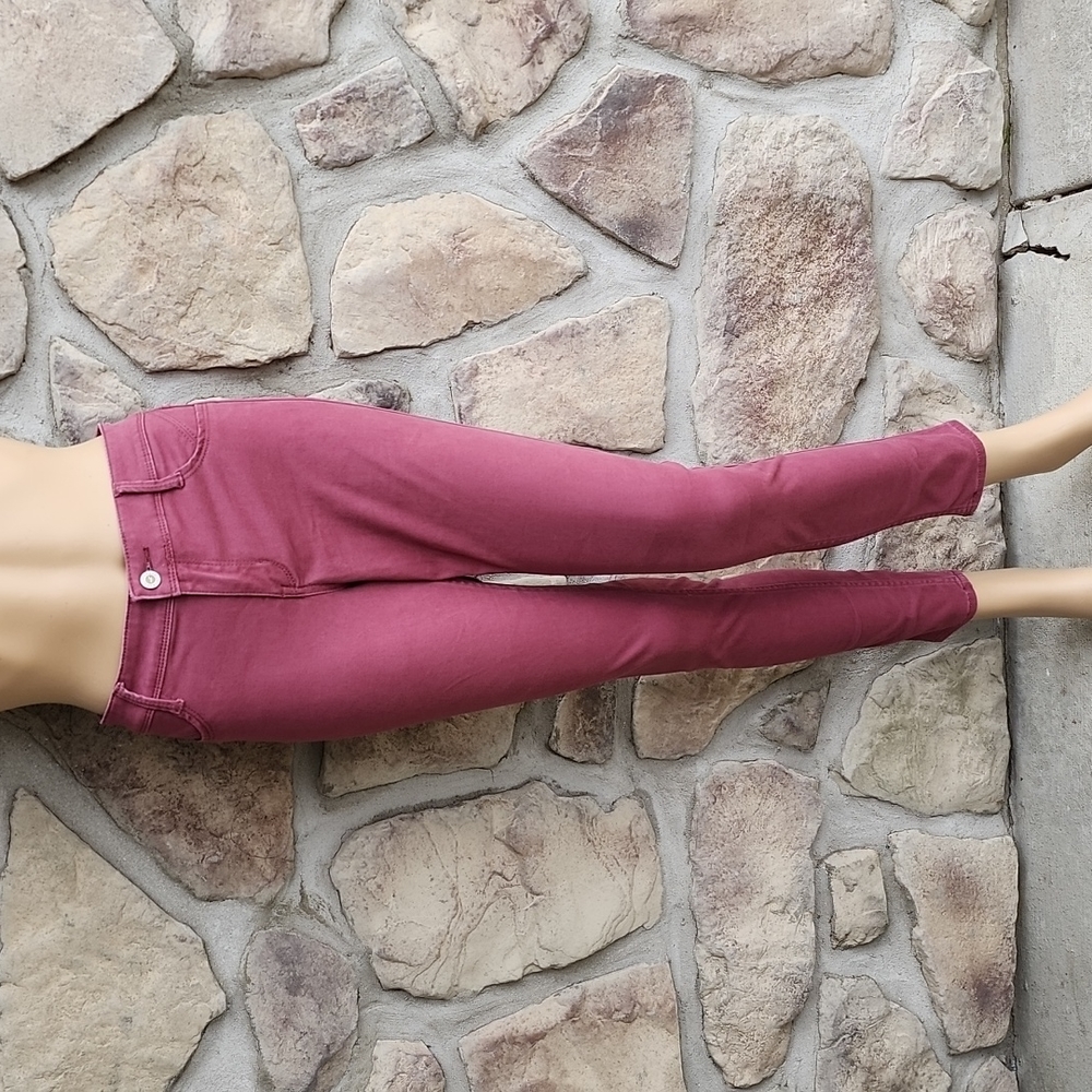 HOLLISTER | Deep Ruby Purple Jean Legging